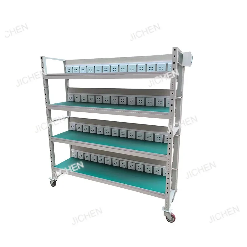 Anti-static Aging Frame Mobile Power Supply Test Frame Workshop Wheeled Turnover Car Row Plug Workbench