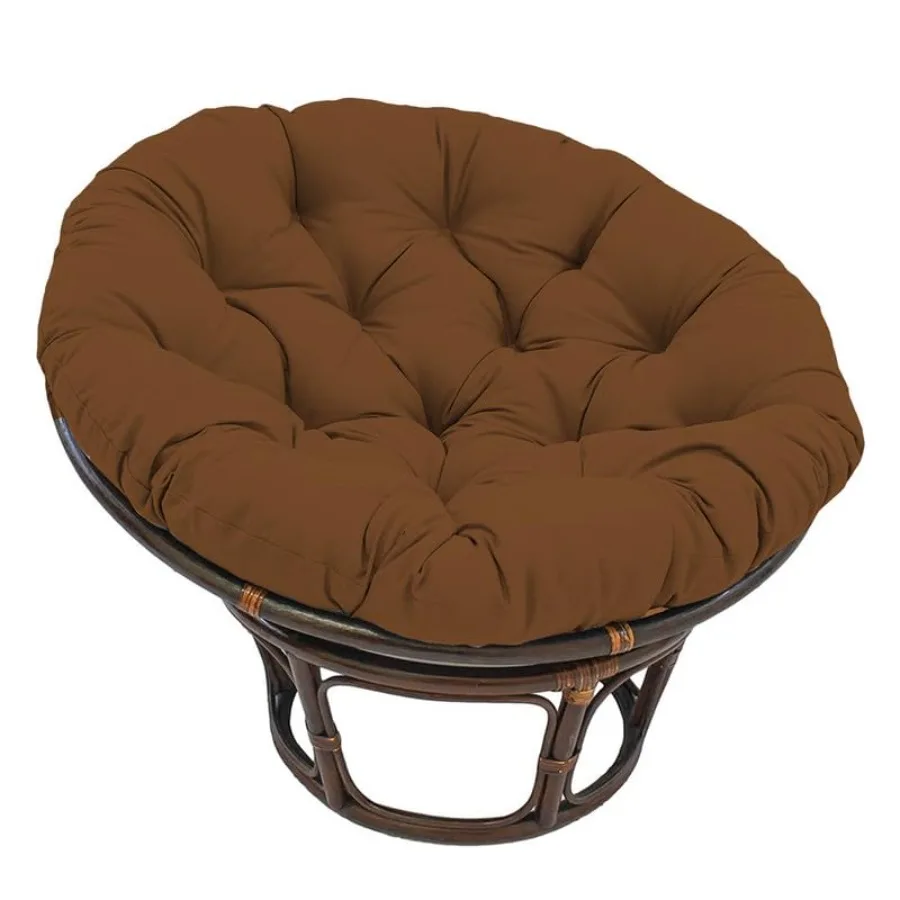 Papasan Round Chair Cushion, Thickened Soft Egg Chair Cushions Replacement, Hanging Swing Seat Pads for Outdoor Indoor Garden P