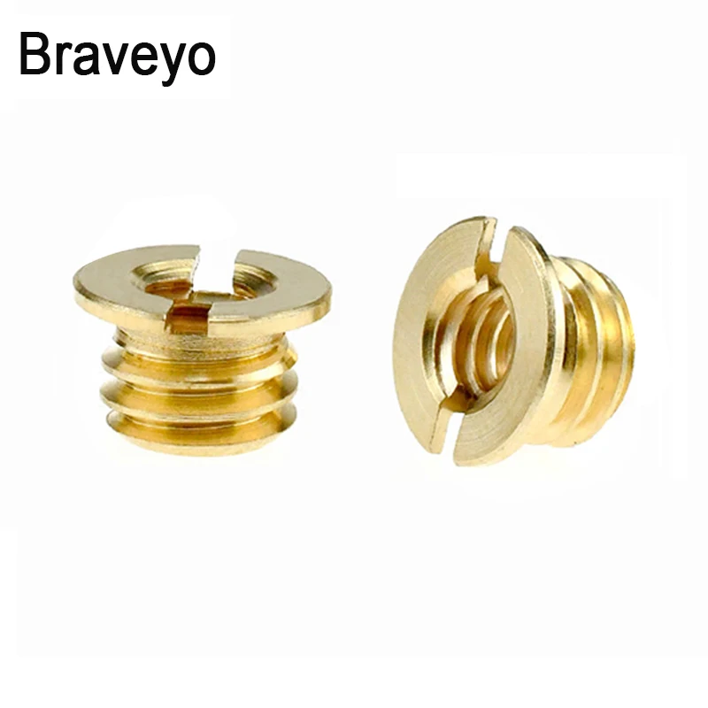 3/8 to 1/4 M4 M5 M6 Camera Conversion Screw Nut Tripod Ballhead Monopod Mount Photography Adapte Brass Material For Dslr