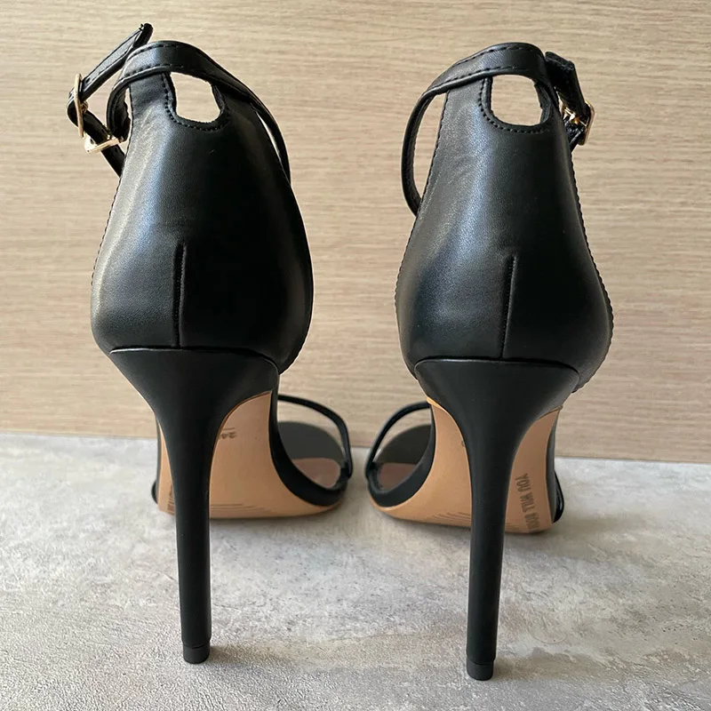 Summer Women 10cm High Heels Fetish Sandals Lady Gladiator Strap Leather Silver Sandles Fashion Platform Nightclub Party Shoes