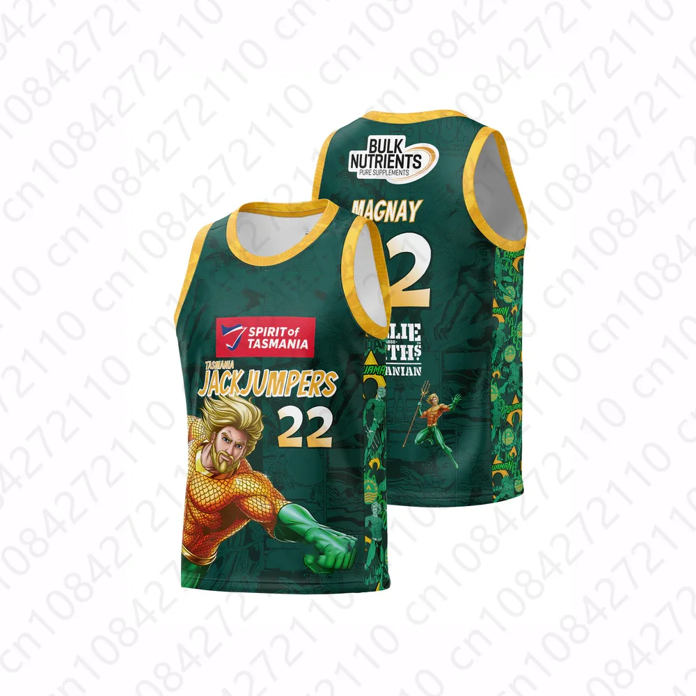 2024 New Australian Basketball Australian Basketball Jerseys Summer Basketball Training Jerseys Men's/Boys Sports Vests