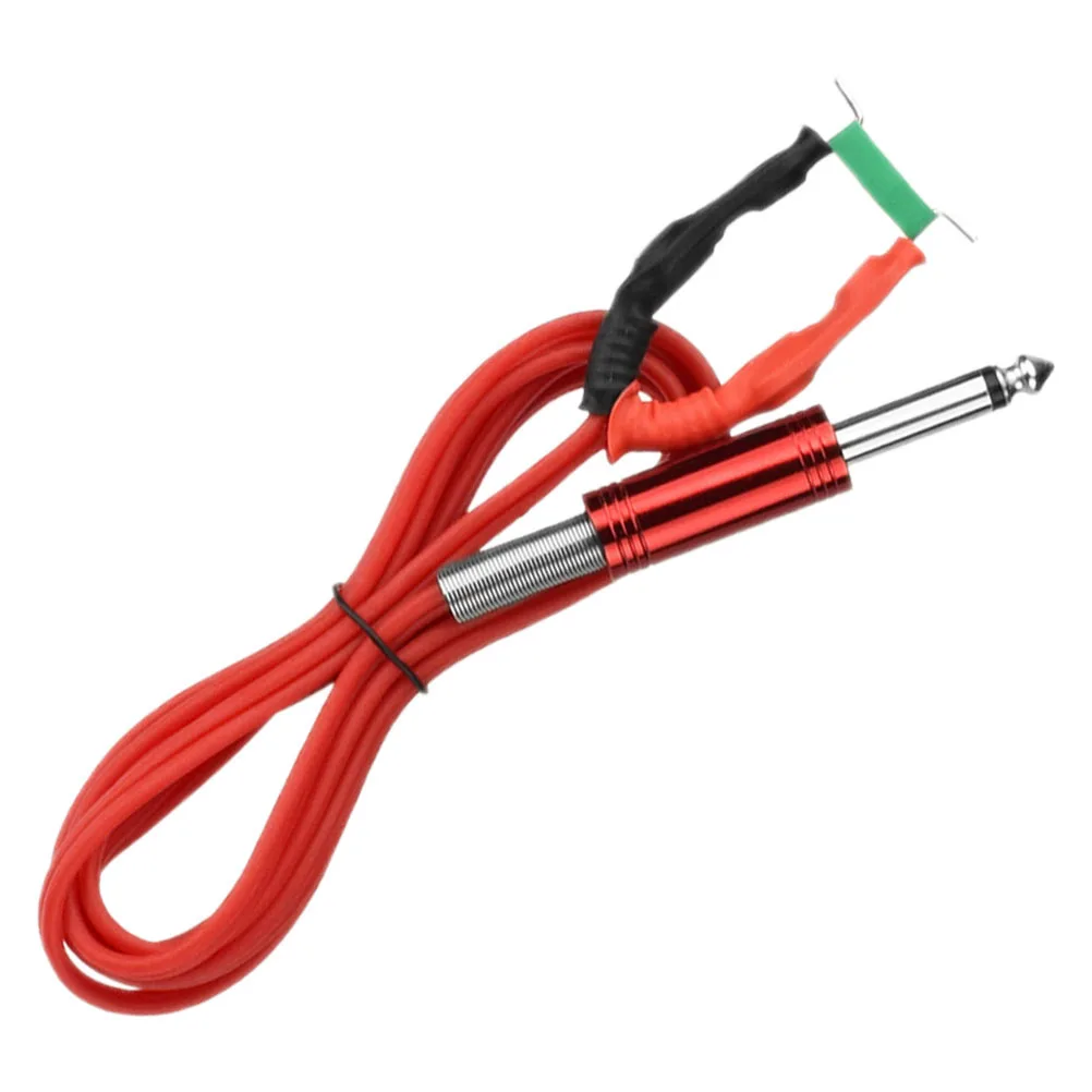 

1pc Silicone Steel Hook Line High Sensitivity Clip Cord For Tattoo Machine Thickened Dual-Core Cord Tools For Tattoo