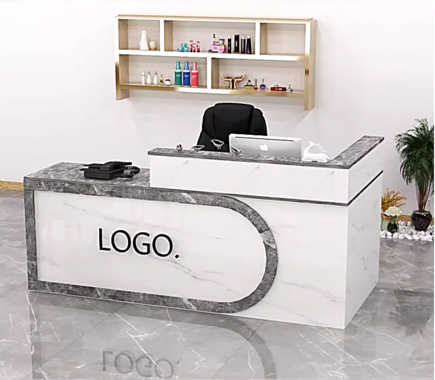 Bar checkout shop Small simple modern clothing barbershop beauty salon hotel cashier desk counter