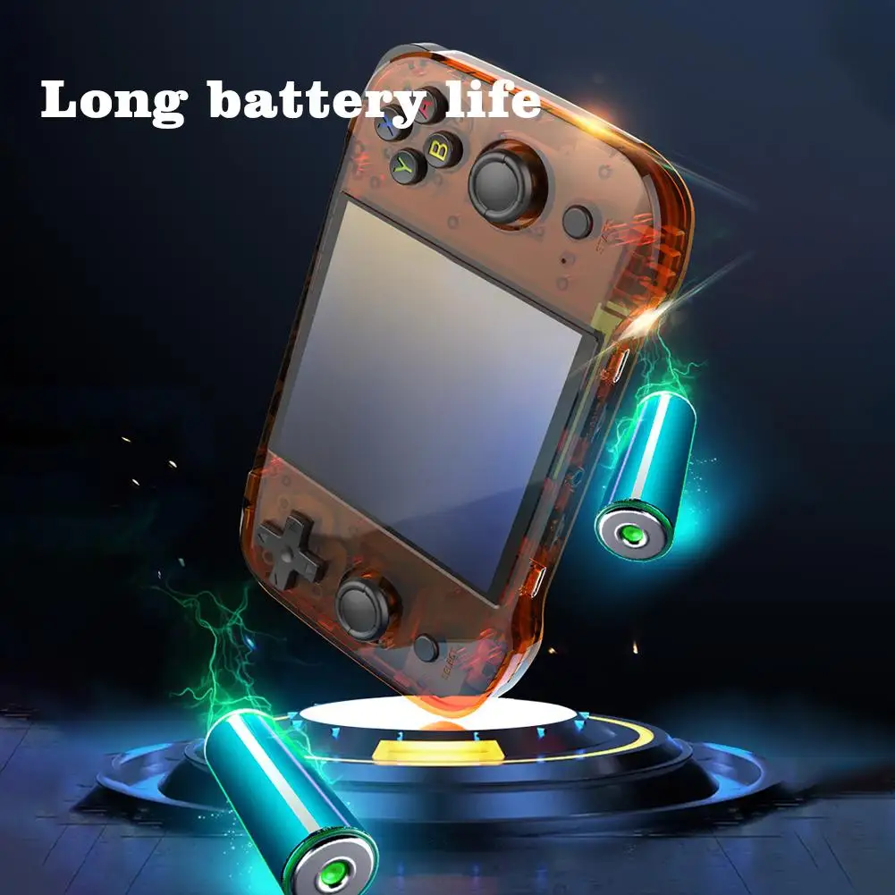 R46S Handheld Video Game Console HD Screen 4-inch Screen Retro Games Consoles Linux System Portable Pocket Video Gaming Player