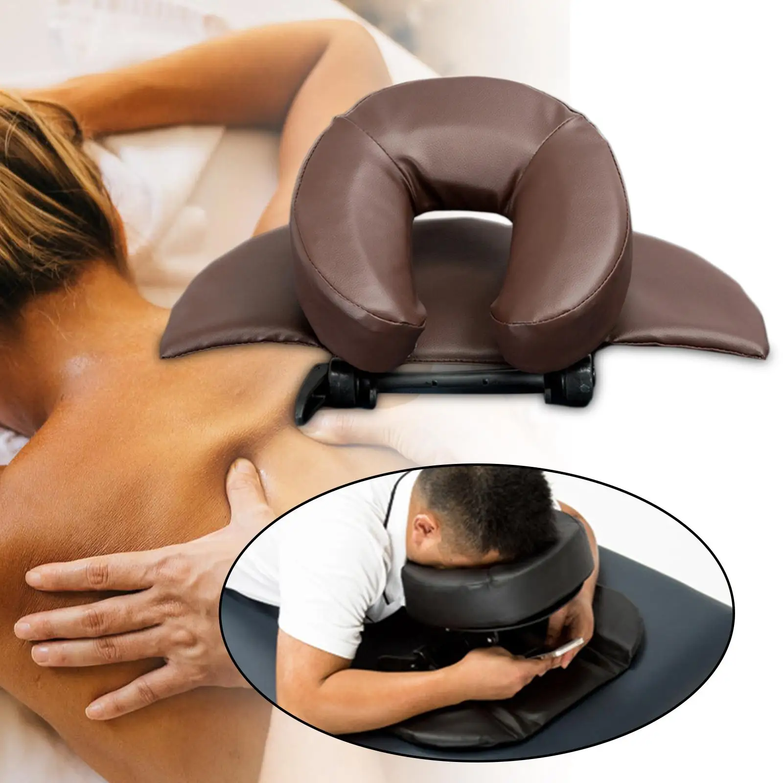 Massage Table Face Cradle Comfortable Face Down Pillow Massage Table Headrest