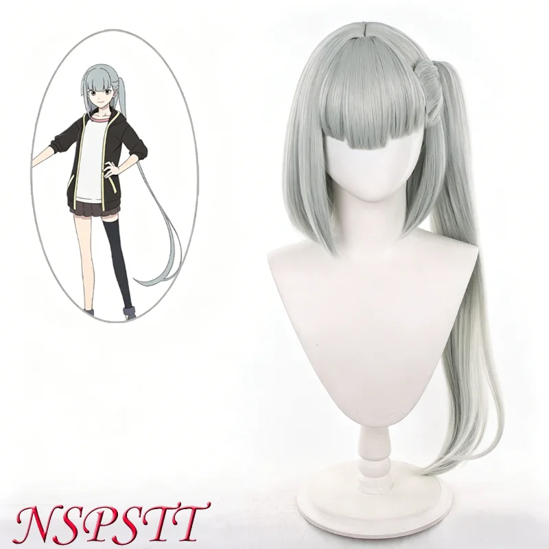 NSPSTT Petals of Reincarnation Haito Luo Buffett Cosplay wig 70CM Heat Resistant Synthetic Hair