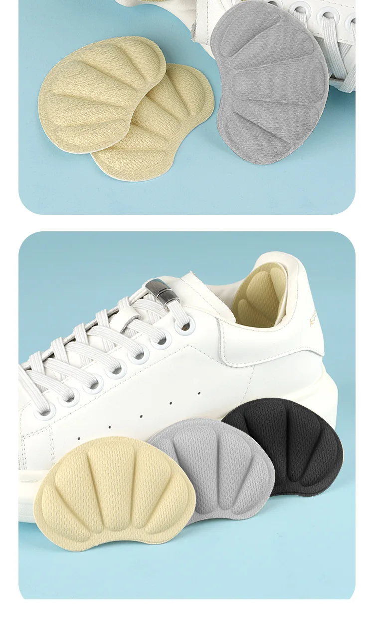 Selbstklebende Einlegesohlen für Sportschuhe, größenverstellbare Einlegesohlen, Fersenschützer, Fußpflege-Pads, 2 Stück/6 Stück/10 Stück. – Detail 9
