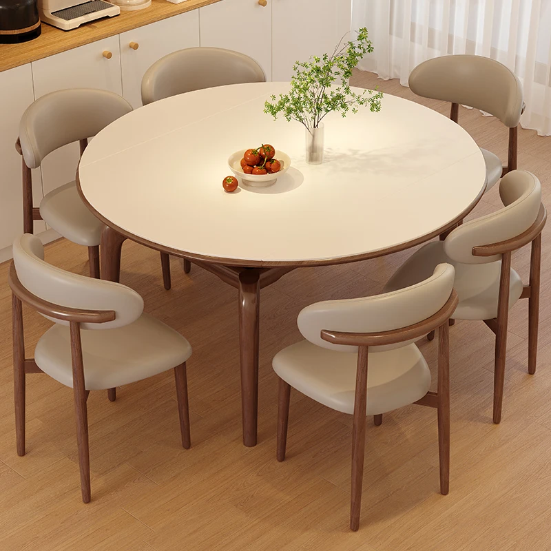 Mesa De Comedor impermeable De diseño, mueble moderno De madera única para restaurante, cocina, salón, hogar