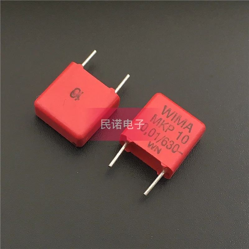 

5/10/50 шт. немецкий плёночный конденсатор WIMA MKP10 630 В 0,01 мкФ 630V103 10нф шаг 7,5 мм аудио пассивный конденсатор