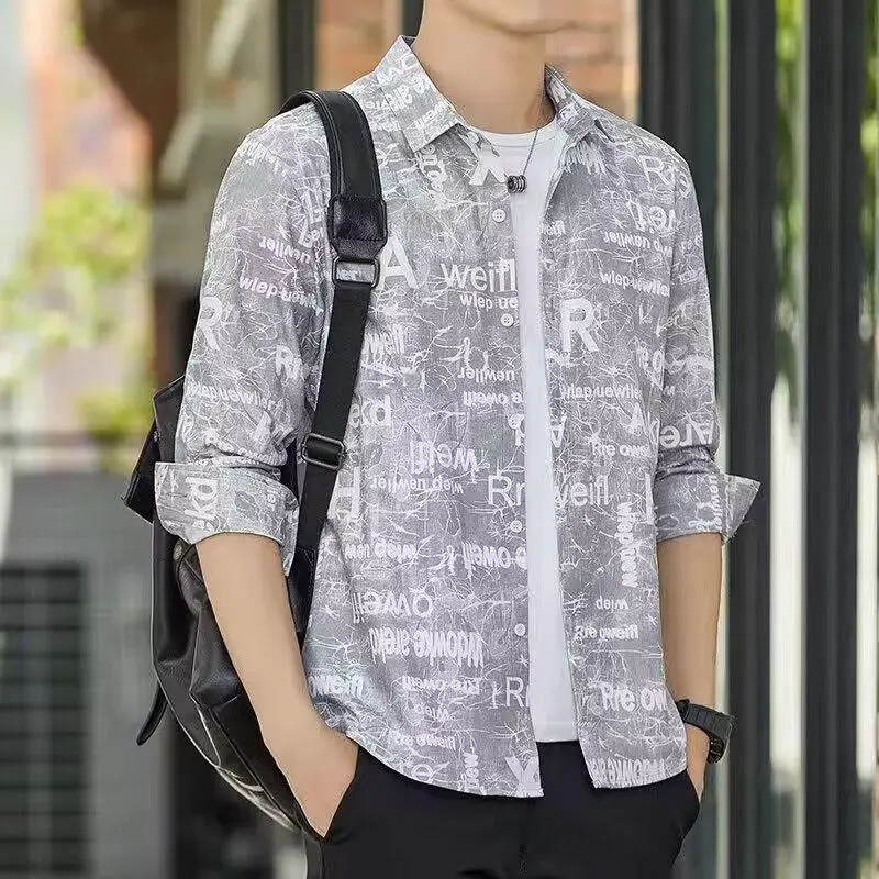 

Men's Long Sve Ice Silk Ultra-Thin Lightweight Loose Fit Summer irt Breathable Sun Protection Outerwear Casual Coat