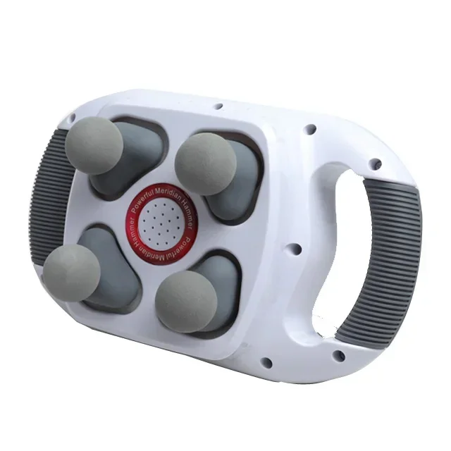 

z High Quality Dolphin Infrared Massage Hammer Masajeador De Pies Shiatsu Vibration Lumbar Massager plug is For 220v