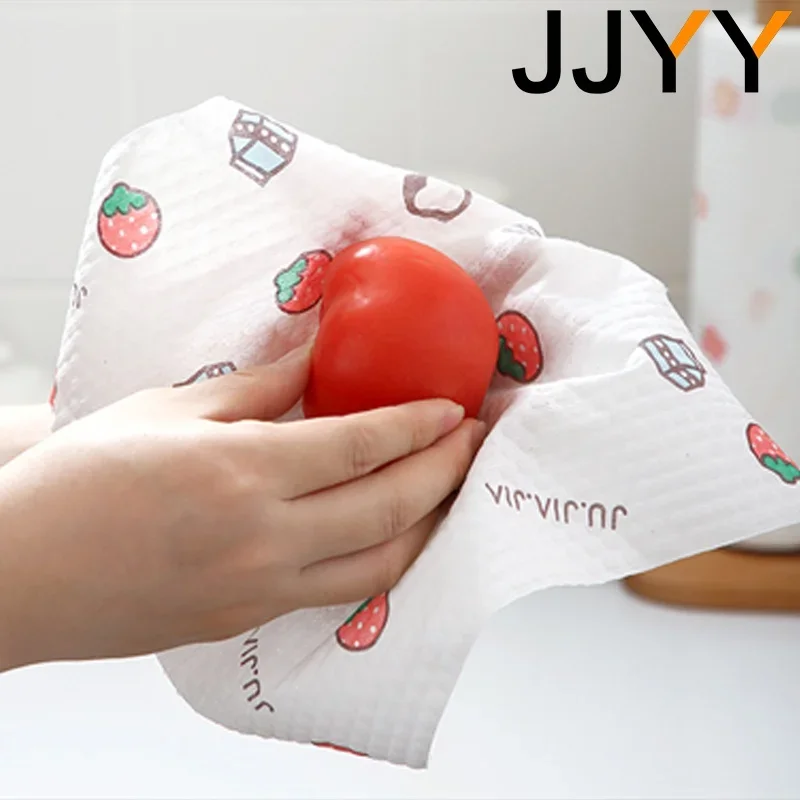 Disposable kitchen paper roll,extra large size, thick non-woven for home use; can be used wet or dry, perfect for washing dishes