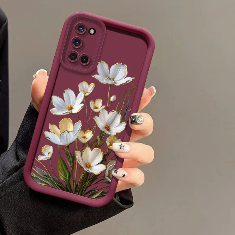 Cassa del telefono Per Xiaomi Redmi Nota 13 5G 14 Pro 12 Turbo 11S 11T 11 Pro Plus 10S 9S 9 4G Fiore di Lusso Morbido Silicone Opaco copertura