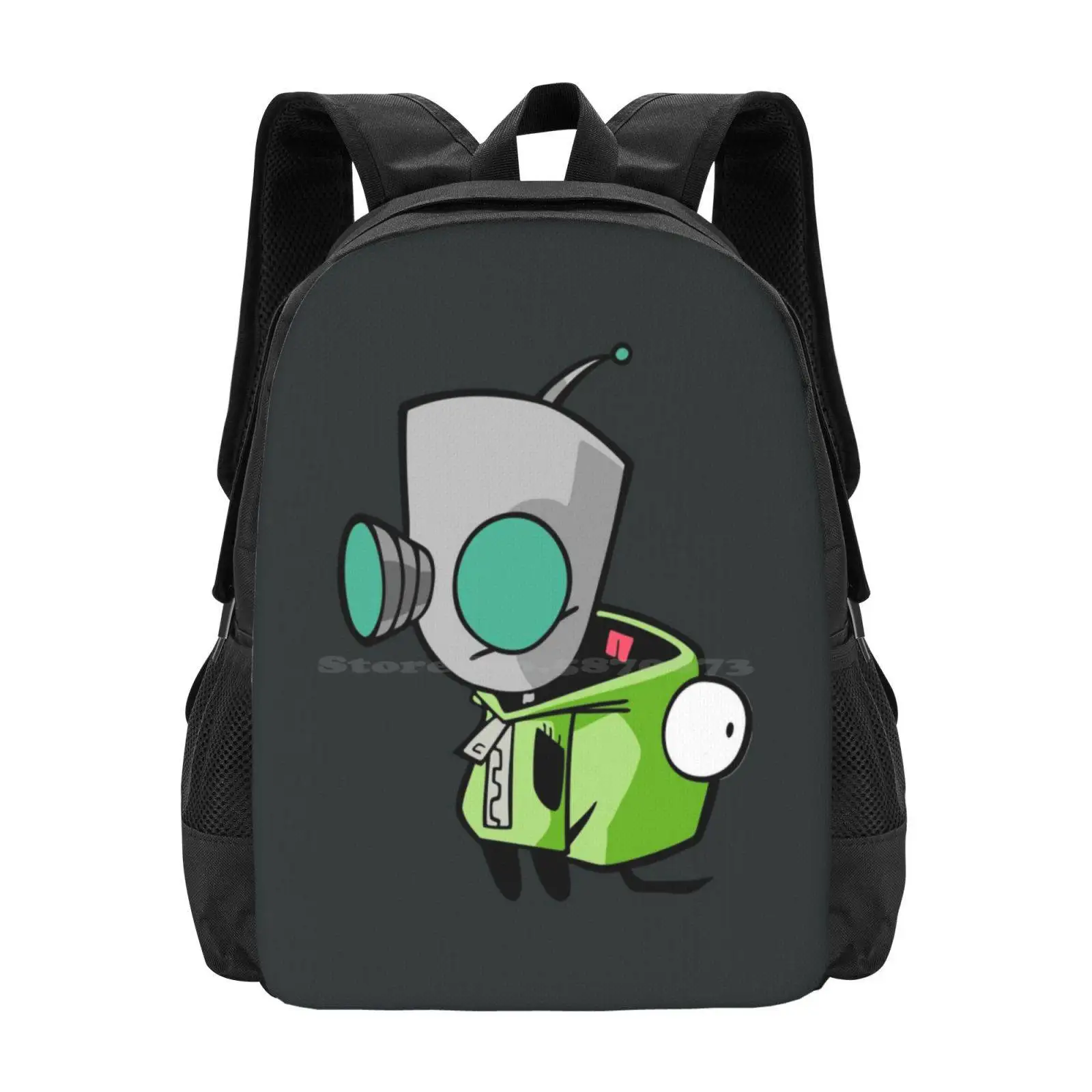 Gir Wearing Dog Suit ( Without Mask ) Hot Sale Backpack Fashion Bags Cartoons Nick Invader Zim Gir Robots