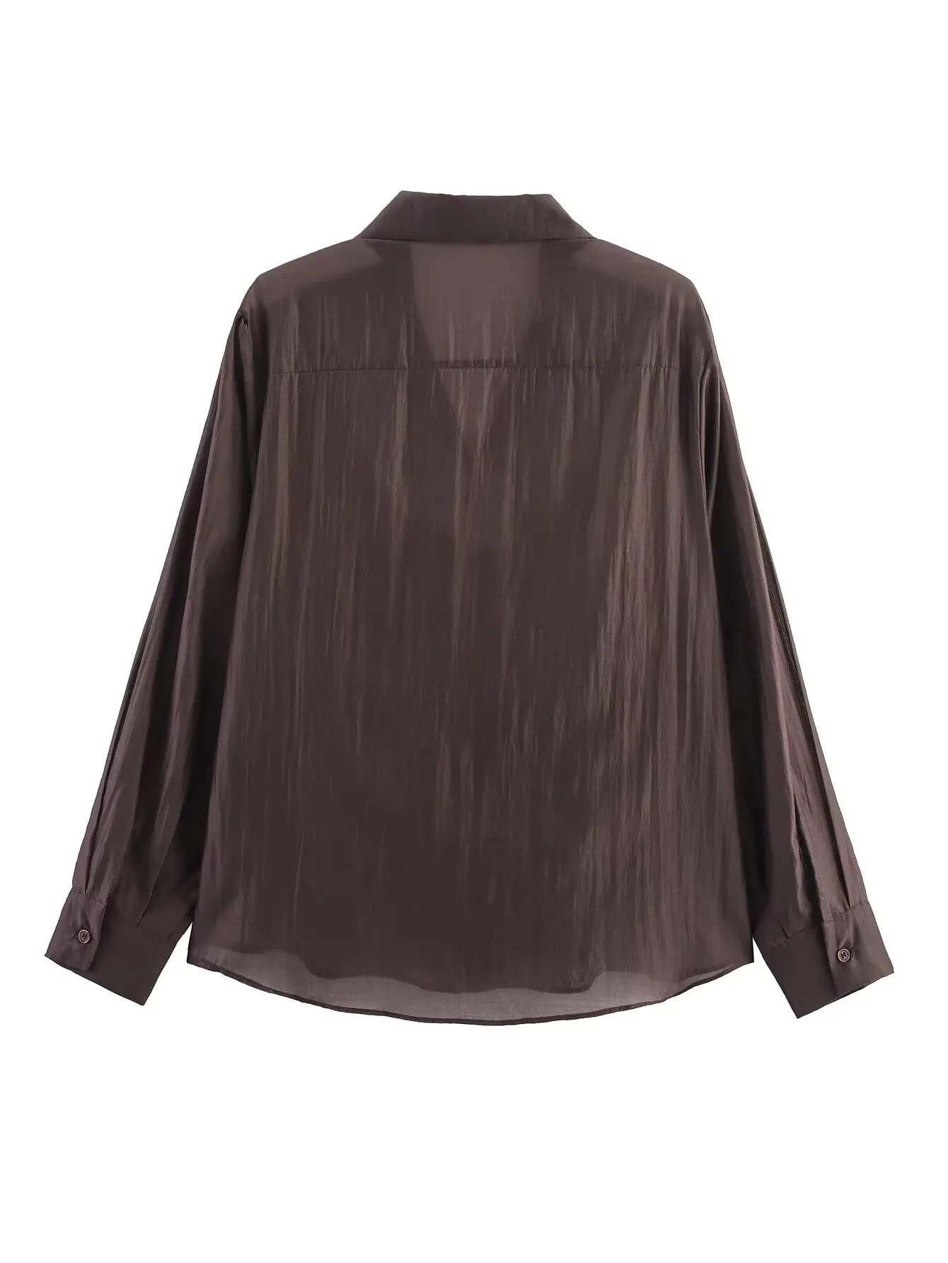 Herfst/Winter 2025 Nieuwkomers Damesoverhemden Zakgeborduurde elegante blouse Vintage-geïnspireerd elegant overhemd