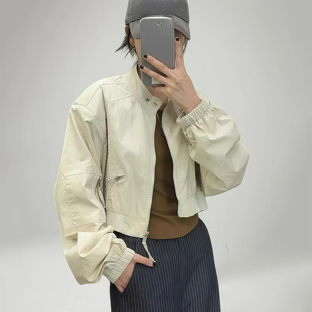 

Short Baseball Jacket for Autumn 2025 New Spicy Girls Fashionable and Casual Versatile Coat for Women