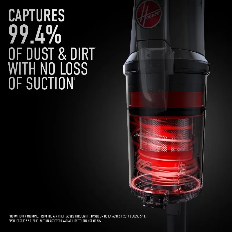 Cordless Stick Hoover ONEPWR Emerge Essentials Vacuum, 45 Minute Run Time, Pet Hair Tangle Guard, 7.3 Pounds, Multi-surface