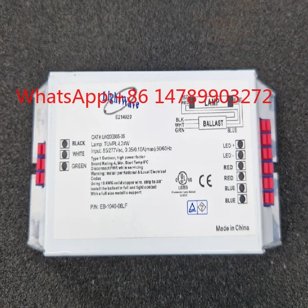 Adjustable UV Ballast 100-155W T5 Lamp For Ultraviolet Disinfection Equipment