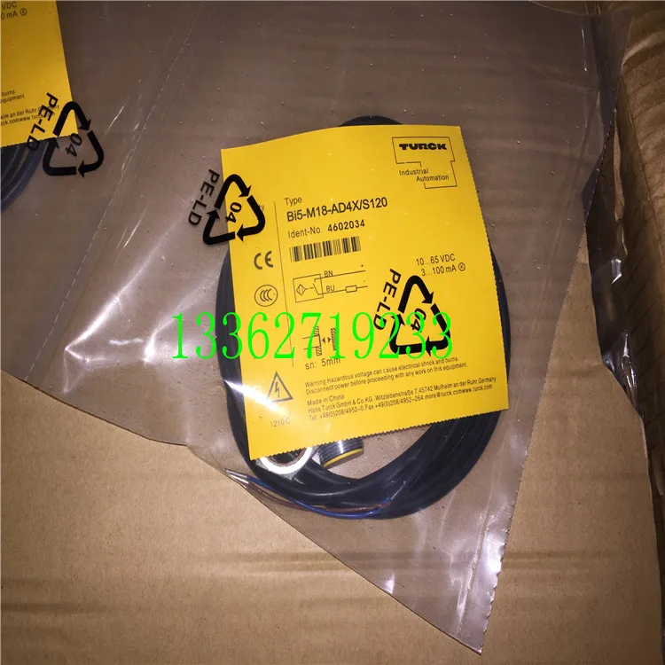 

Bi5-M18-AD4X/S120 Proximity Switch Sensor 100% New High-Quality High Temperature Resistance
