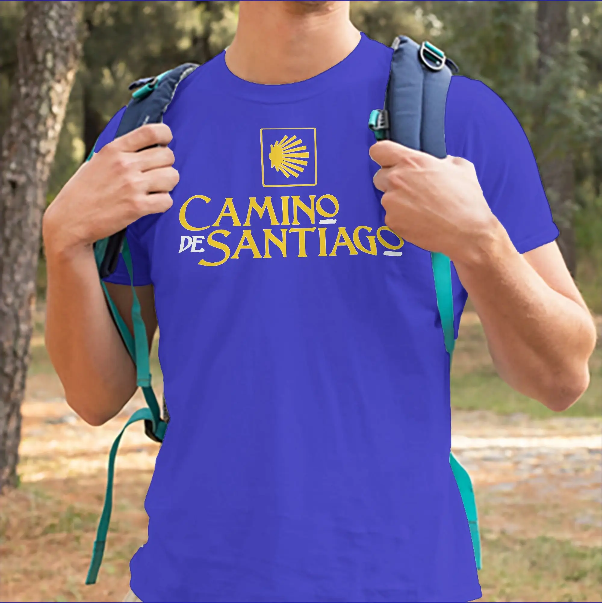 Men Women Camino De Santiago T Shirt Shells 100% Cotton Clothes Casual Short Sleeve Crew Neck Tees Birthday Present T-Shirt