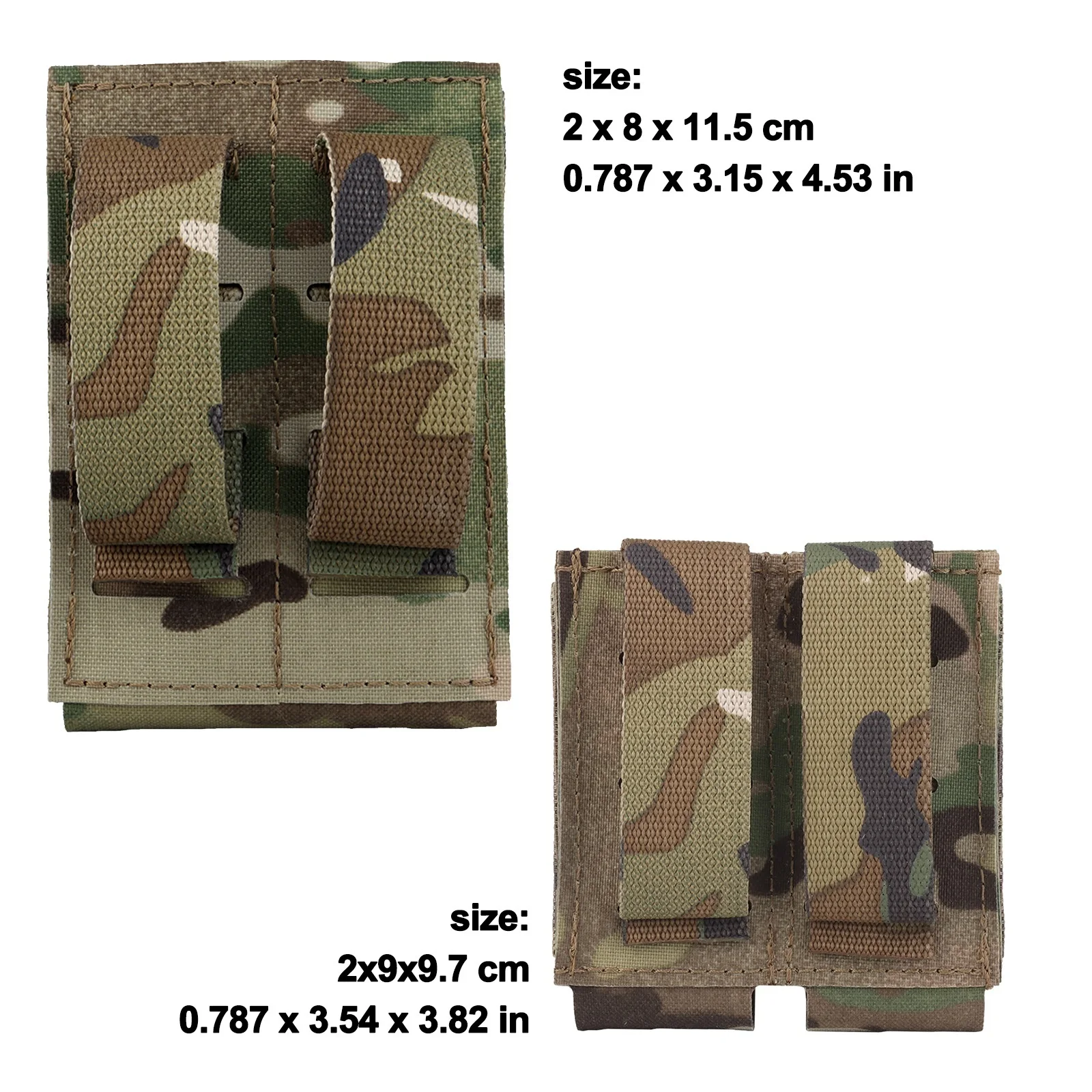 전술용 몰리 시스템 9mm 탄창 2개 수납 파우치 다기 - Molle Mag Pouch Double Magazine 5.56 9Mm 리뷰 및 가격