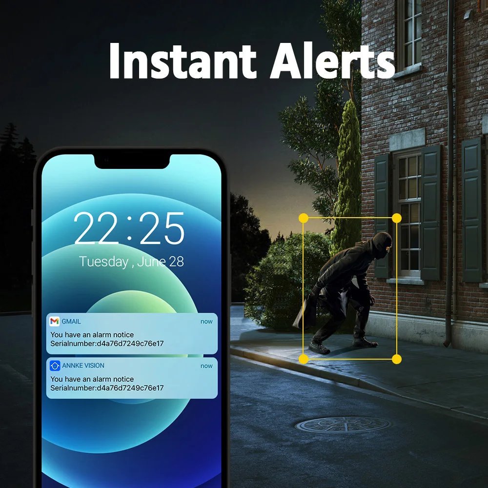 ANNKE 16CH 4K 8MP para vigilancia doméstica y de negocios grabadora NVR PoE detección de movimiento grabadora de vídeo en red alertas de movimiento