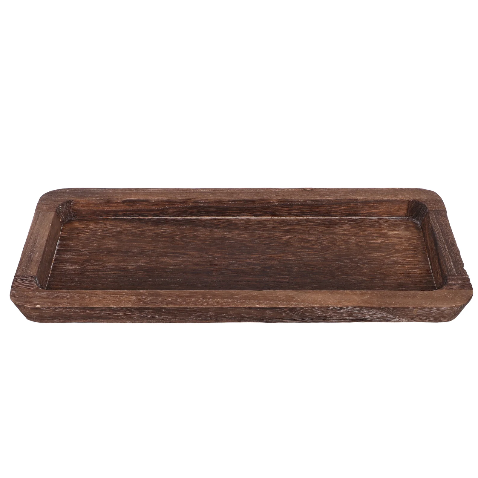 

Wooden Tray Long Rustic Farmhouse Decorative Tray Rectangle Serving Platter For Kitchen Coffee Table Narrow Fruit Bowl