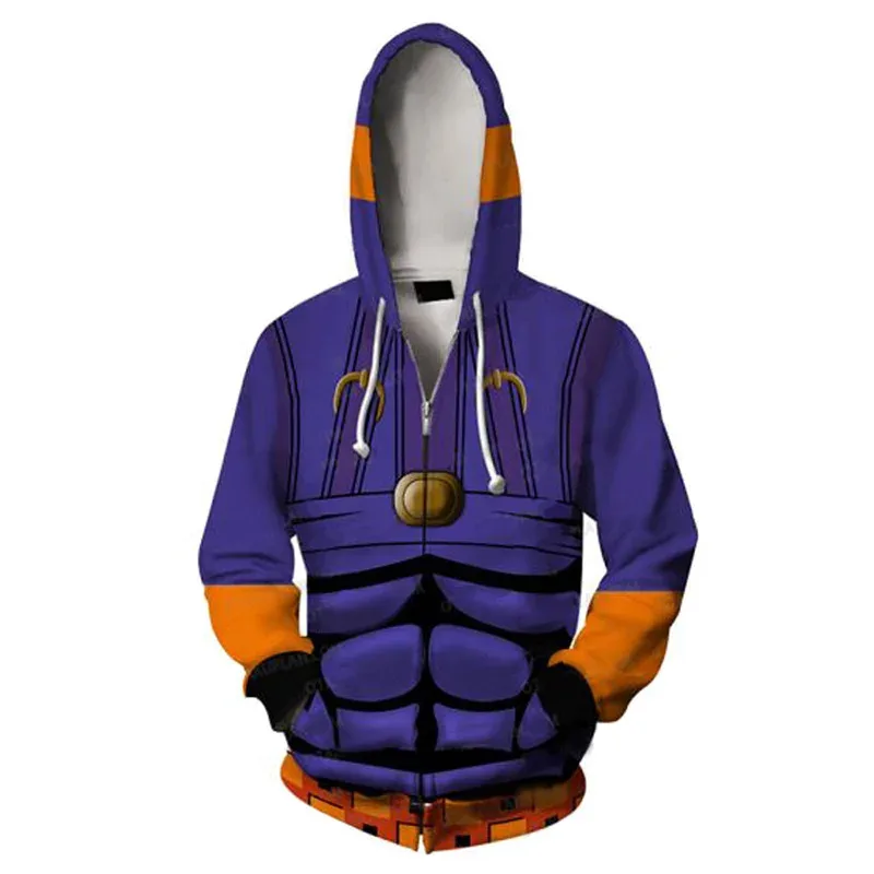 Anime JoJo's Bizarre Adventure 3D Print Hoodie Sweatshirts JOJO Cosplay Hoodie Uniform Men Women Pullover Hoodies Coat Outfit
