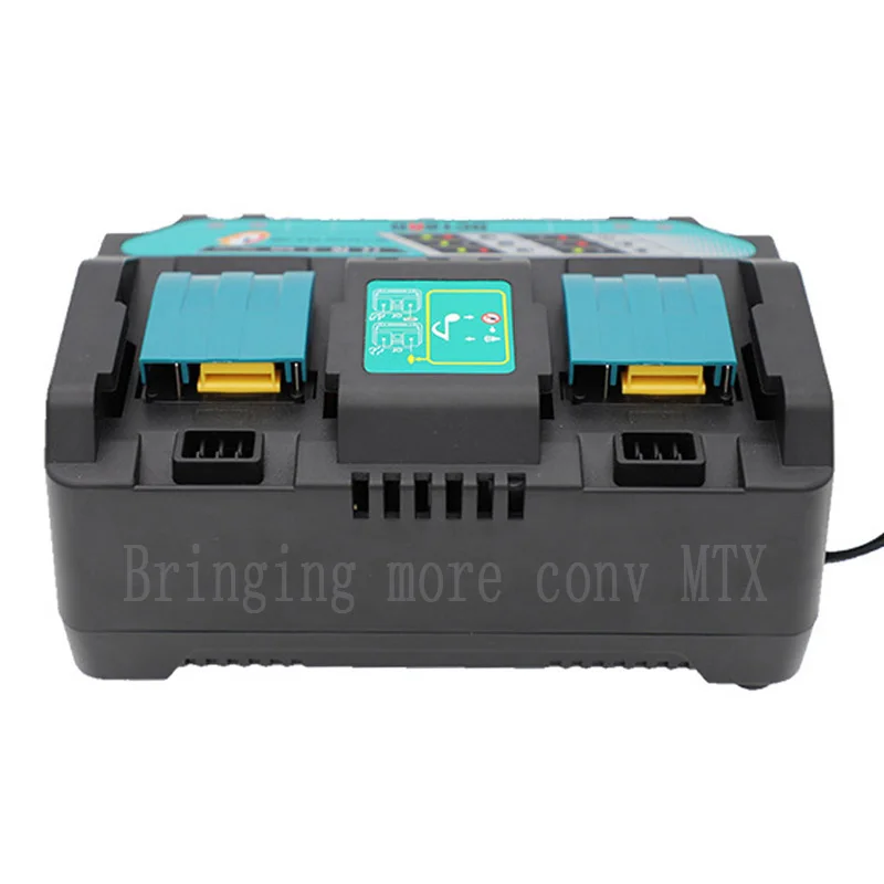 Double Port Li-ion Battery Charger 4A Charging Current for Makita 14.4V 18V BL1815 BL1830 BL1840 BL1850 Bl1430 DC18RC DC18RA