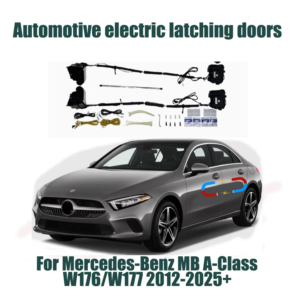 For Mercedes-Benz MB A-Class W176/W177 2012-2025+ Car Close Doors Super Silence Automatic Suction Door Power-assisted