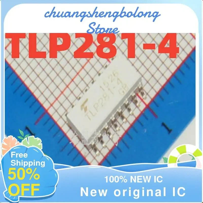 10PCs TLP281-4 TLP281-4GB sop-16 new original IC