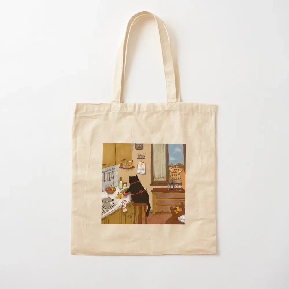 

Journal of a Cat in Rome - Ferragosto Tote Bag canvas bags cute tote bag Big bag women