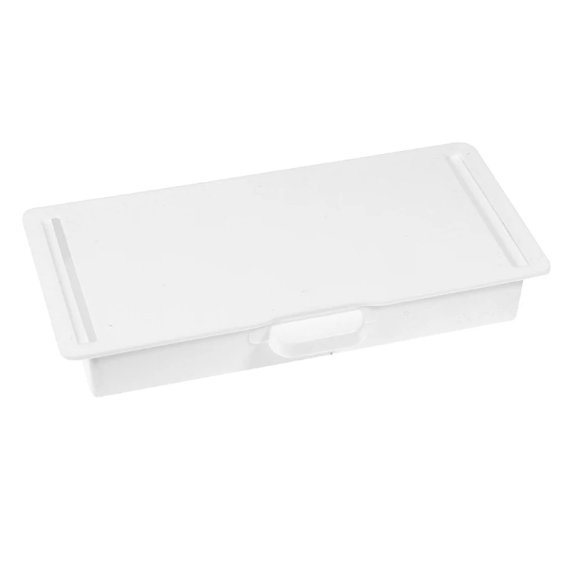 2022 Self-Adhesive Under Desk Drawer Hidden Storage Box Makeup Organizer Self Stick School Stationery Case Pencil Tray wholesale