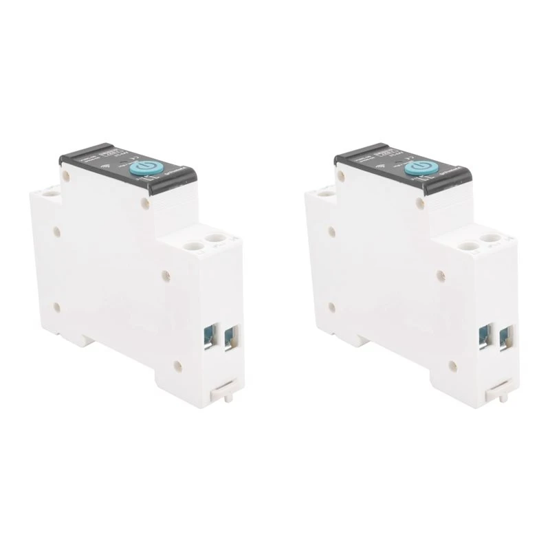 T23C 2X TUYA WIFI Smart Circuit Breaker Relay Switch Voltage Current Protector Energy Meter Voice Remote Control