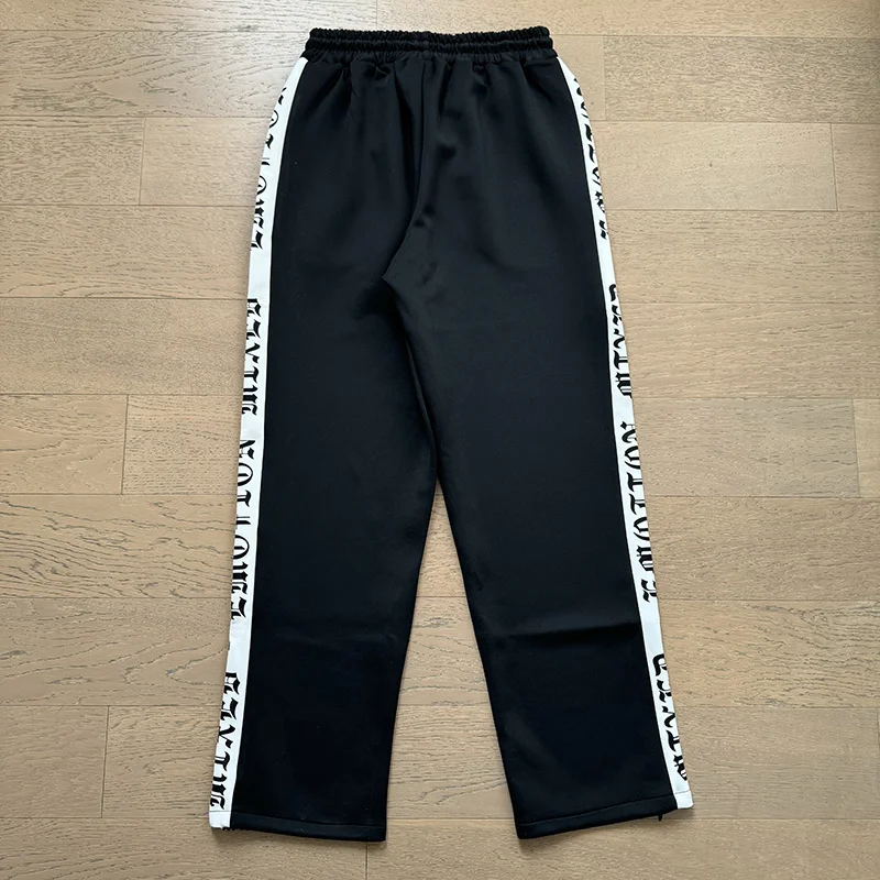 مختلط العاطفة المطرزة شعار اللون بلو عارضة الشارع الشهير Jaet السراويل مجموعة الشباب الخريف Faion طويلة Sve السراويل الطويلة #5