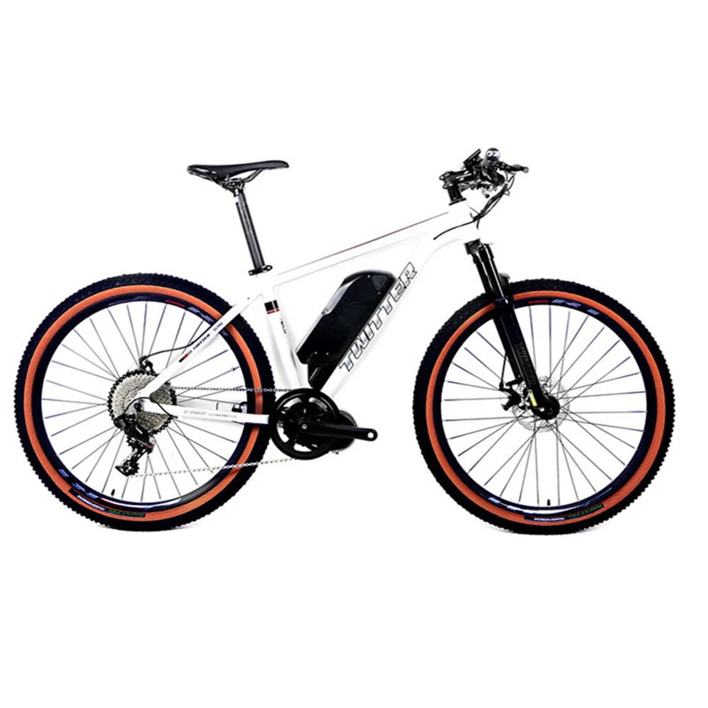 TWITTER-Electric Mountain Bike, Bafang Central Drive Motor, V5010-10S, 27.5/29er cadence, Electric Assist, 100-120km, 36V, 48V,