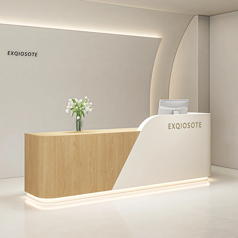 

#modern cash register counter Reception table reception desk beauty salon church pulpit business counter beauty salon reception