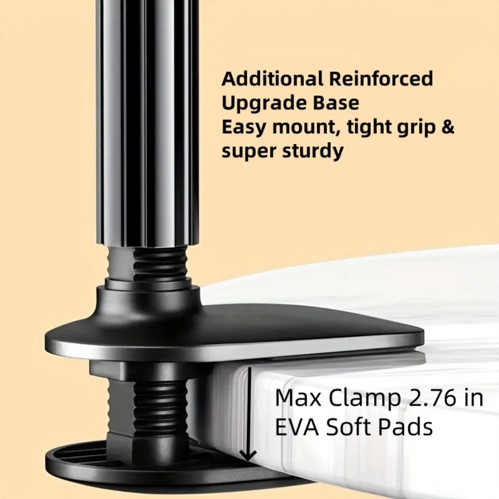 Updated Gooseneck Tablet Holder Stand for Bed 100cm 39.4in Adjustable Flexible Arm Tablets Mount Clamp