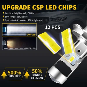 1 Stück Canbus für Yamaha Virago Royale 250 535 700 750 1000 H4 HS1 9003 Motorrad LED LED FAROL HI/LO Schwarze Lampe 6800LM 8 Hauptverkauf Leuchtturm Virago - №3