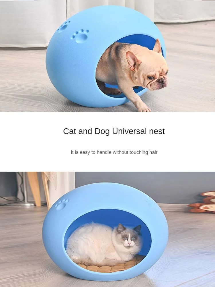 Tent Cat Bed Supplies Pet Accessories Plastic Cat Nest Kennel Outdoor Rain and Waterproof Balcony Maternity Bed Stray Cat House