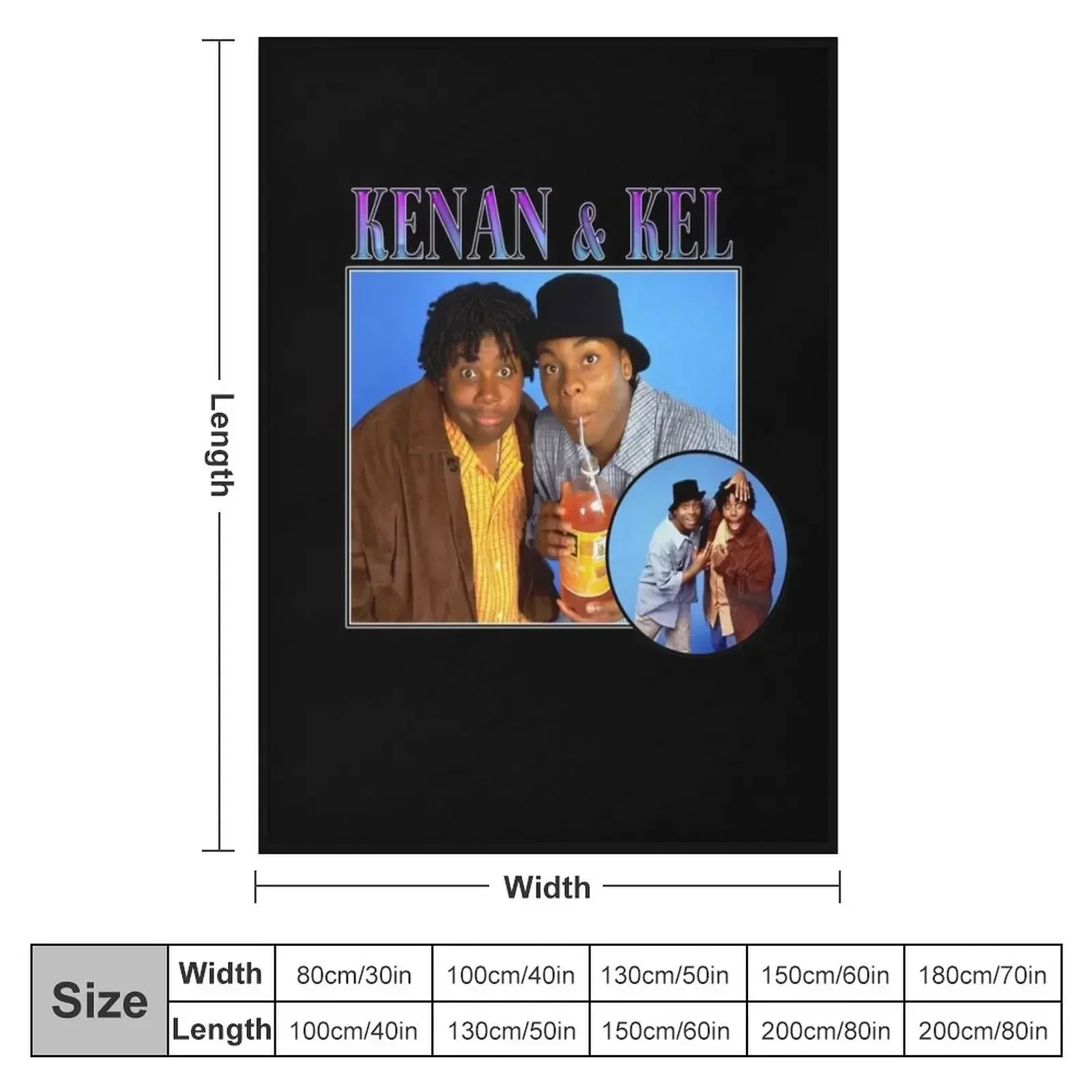 Kenan & Kel Vintage Collage T-Shirt Throw Blanket Soft Custom blankets and throws Blankets