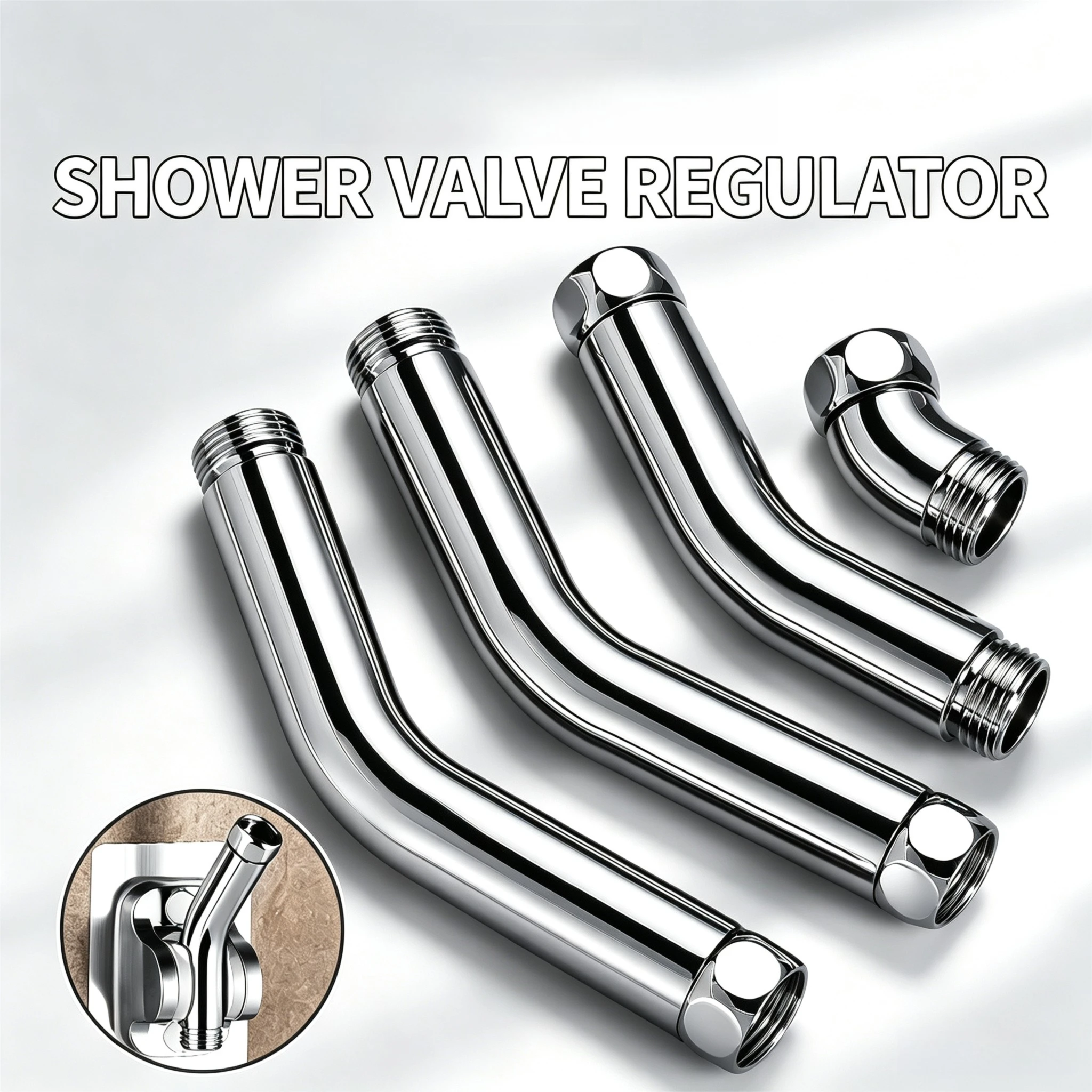 Shower Head Angle Adjuster Elbow Adapter Connections Shower Arm Extension Angle 135° Elbow Hand Shower Top Spray Elbow Connector