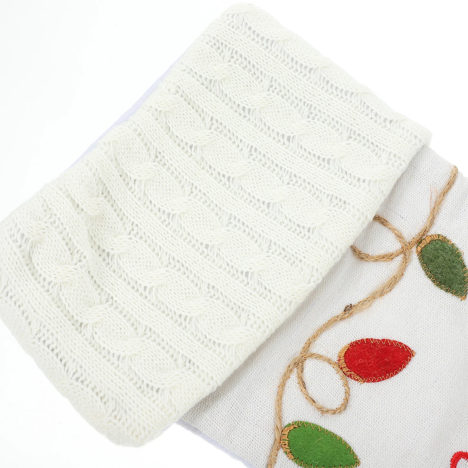 

Christmas Stocking Hanging Sock Pendant Decorative Xmas Gift Bag Christmas Tree Stocking Fireplace Decor Candy Treat Pouch