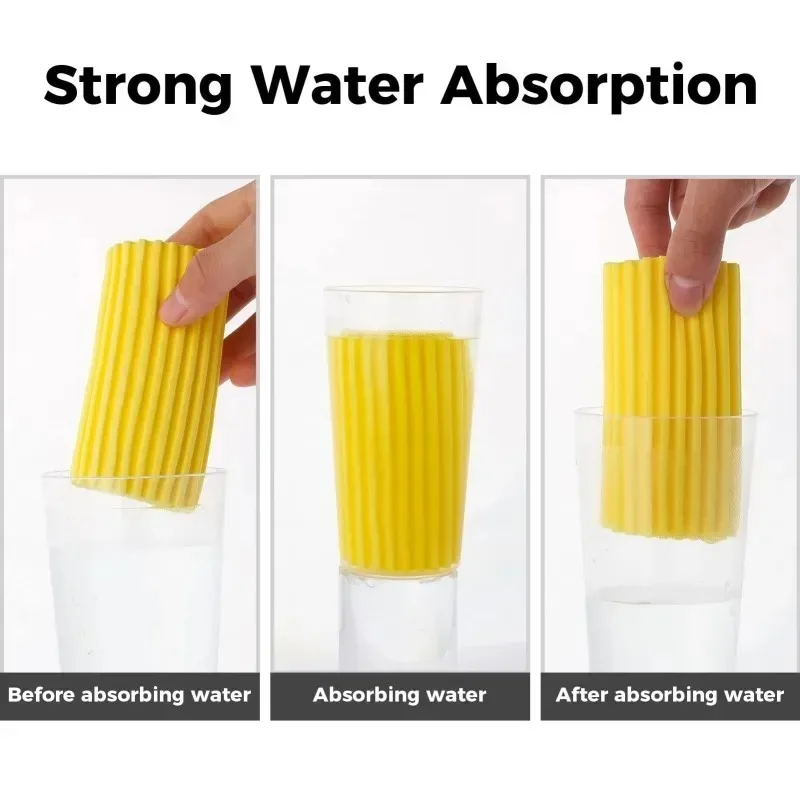 1-40PCS Absorbent Cleaning Sponge Multi Use Dust Remover for Blinds Glass Floors Bathroom Scrubber Vent Track Cleaning Tool