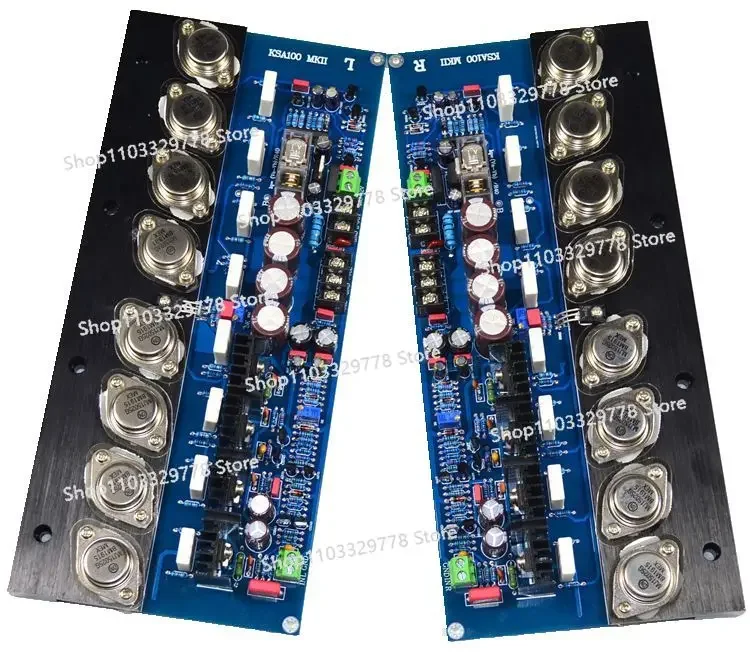 (1 pair) Gold-sealed tube high-power HIFI fever grade pure post-stage adjustable class A power amplifier board