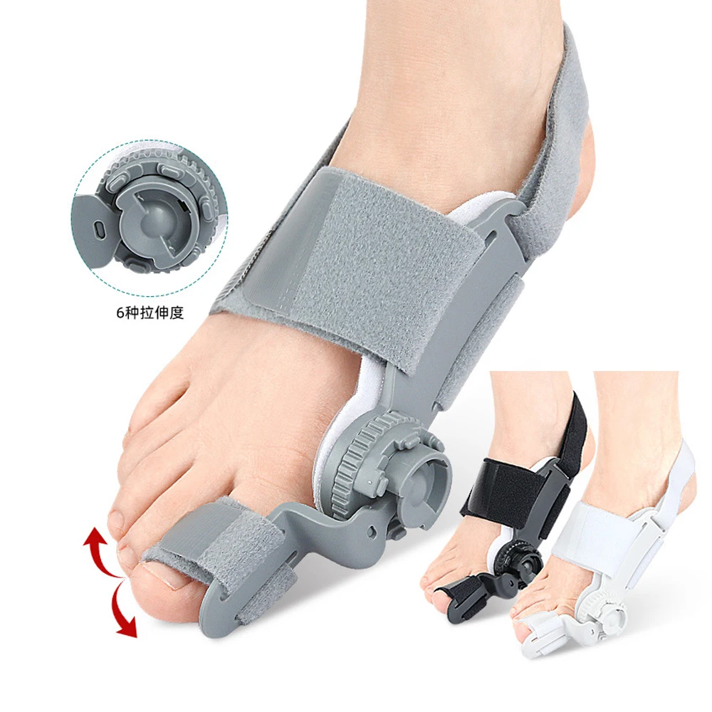 Bunion Corrector Unisex Foot Hallux Valgus Braces Rotatable Toe Separator Straightener Adjustable Pedicure Finger Toe Corrector