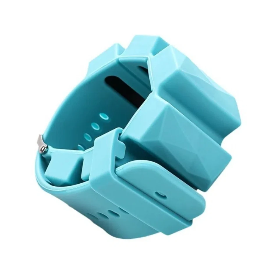 

Adjustable Wrist Weight Bracelet Sweat-proof Silicone Weighted Wrist Strap 500G Skin Friendly Weight-bearing Fitness Equipment