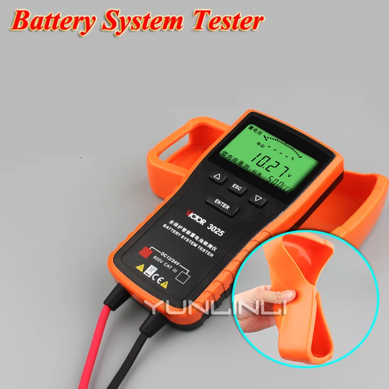 

Digital Display Car Battery Detector 12V Battery Capacity Tester Test Instrument Equipment VC3015