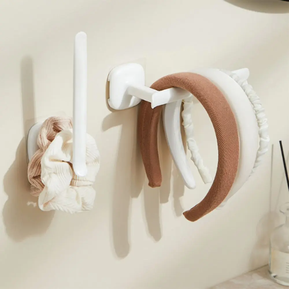 3 Pcs Multi-function L-type Hook Hat Stack Roll Modern Simplicity Toilet Paper Hanger Punch-free Reusable