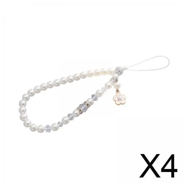 

Cute Beaded Phone Charm Strap Resin Pendant Bracelet Anti Theft Lanyard for Cellphone and Handbag